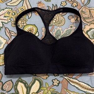lululemon athletica Black Racerback Sports Bra
